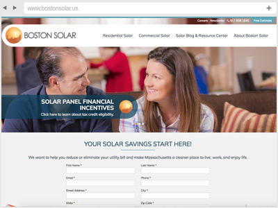 Boston Solar  Website